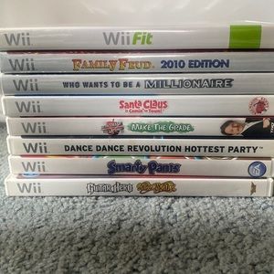 Family Nintendo Wii game bundle